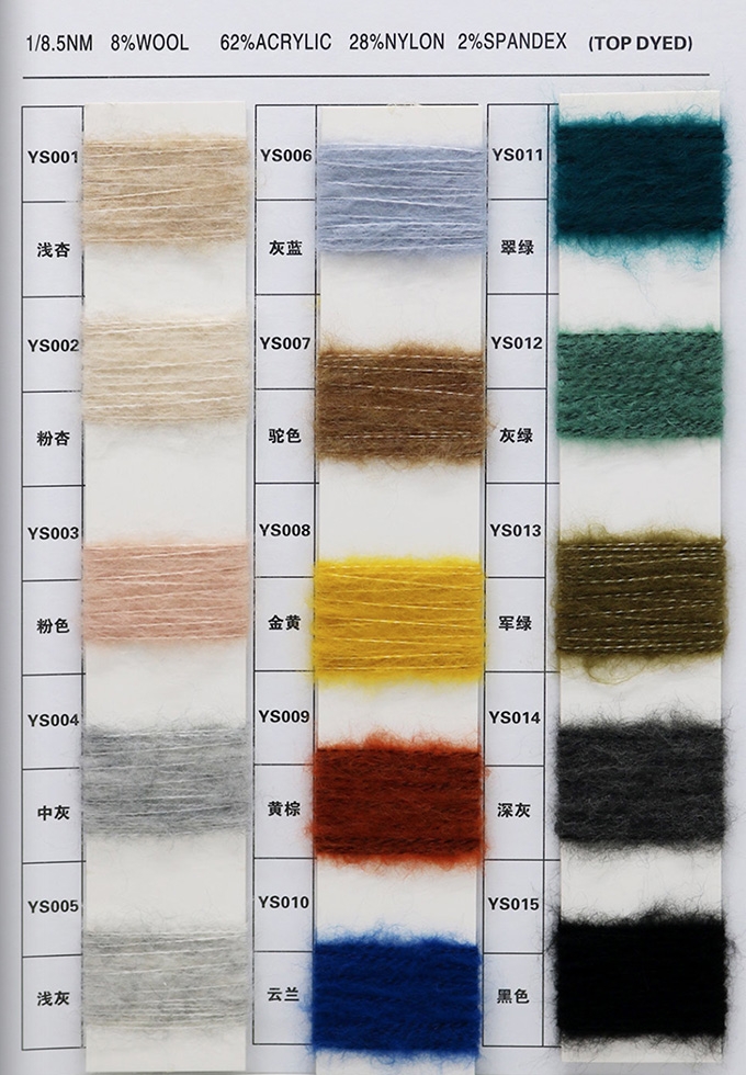 Low proportion of elastic mohair-3