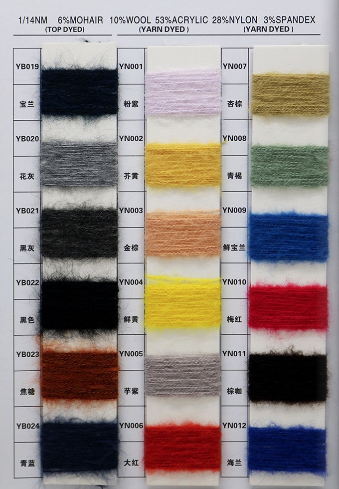 Low proportion of elastic mohair-2