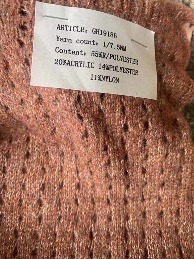 1/7.5NM 55%R/Polyester 20%Acrylic 14%Polyester 11%Nylon