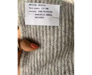1/8.5NM 52%R/Polyester 38%Acrylic 8%Wool 2%Spandex